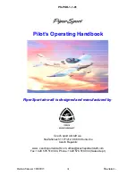 Предварительный просмотр 3 страницы czech sport aircraft Piper Sport Pilot Operating Handbook