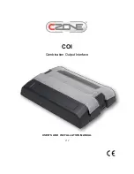 CZone COI User And Installation Manual предпросмотр