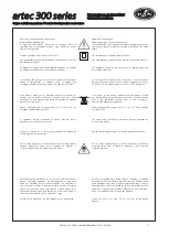 Preview for 3 page of D.A.S. artec 300 series User Manual