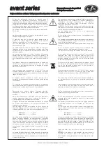 Preview for 3 page of D.A.S. Avant 12A User Manual