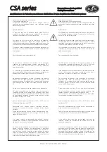 Предварительный просмотр 3 страницы D.A.S. CSA series User Manual