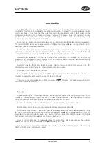 Preview for 9 page of D.A.S. DSP-4080 User Manual