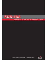 D.A.S. Sub-18A User Manual preview