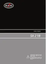 D.A.S. SX-218 User Manual preview