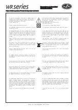 Preview for 3 page of D.A.S. WR-121S-FX User Manual