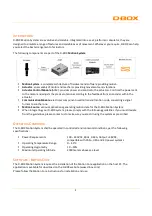 Preview for 6 page of D-Box G3 Installation Manual