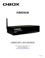 Preview for 7 page of D-Box KINEHUB User Manual