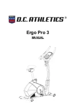 D.C. Athletics Ergo Pro 3 Manual preview
