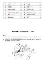 Preview for 7 page of D.C. Athletics Ergo Pro 7 Manual