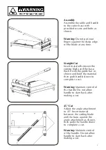 Предварительный просмотр 3 страницы D-CUT DP-340 Operation Manual