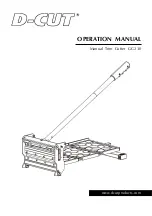 D-CUT GC-230 Operation Manual предпросмотр