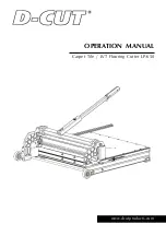 D-CUT LP-650 Operation Manual предпросмотр