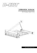 Предварительный просмотр 1 страницы D-CUT LT-330 Operation Manual