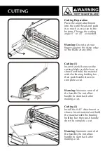 Предварительный просмотр 4 страницы D-CUT LX-340 Operation Manual