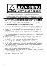 Preview for 2 page of D-CUT MD-230 Operation Manual