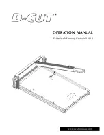 Preview for 1 page of D-CUT MH-330 Operation Manual