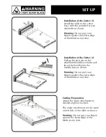 Предварительный просмотр 3 страницы D-CUT MH-330 Operation Manual