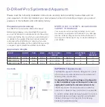 Preview for 2 page of D-D The Aquarium Solution REEF-PRO 900 Installation Instructions Manual