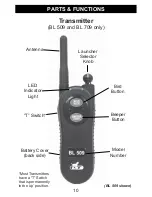 Preview for 10 page of D.E. Systems BL 500 Owner'S Manual