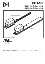 D+H 150-BSY+ Original Instructions Manual preview