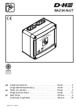 Preview for 1 page of D+H BAZ 04-N-UT Original Instructions Manual