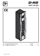 Preview for 1 page of D+H BDT 010-EO Original Instructions Manual