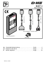 D+H BI-BT 2 Original Instructions Manual предпросмотр