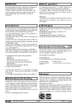 Предварительный просмотр 9 страницы D+H BI-BT 2 Original Instructions Manual