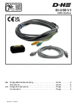 D+H BI-USB V3 Original Instructions preview