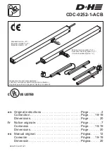 D+H CDC-0252-1-ACB Original Instructions Manual предпросмотр