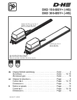 D+H DXD 150-BSY+ Original Instructions Manual preview