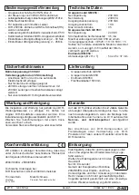 Предварительный просмотр 2 страницы D+H EM 650 Original Instructions Manual