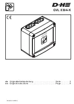 Preview for 1 page of D+H GVL 8304-K Original Instructions Manual