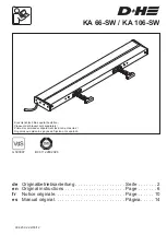 D+H KA 106-SW Original Instructions Manual preview