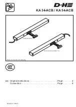 D+H KA 34-ACB Original Instructions Manual предпросмотр