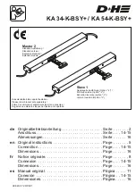 Preview for 1 page of D+H KA 34-K-BSY Plus Original Instructions Manual