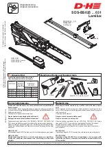 D+H Lamilux SDS-BS025 031 Series Original Instructions preview