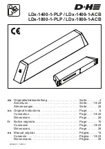 Preview for 1 page of D+H LDx-1400-1-ACB Manual