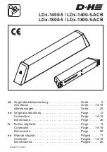 Preview for 1 page of D+H LDx-1400-5 Manual