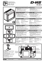 Предварительный просмотр 1 страницы D+H PS-VE4 Original Instructions