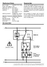 Preview for 2 page of D+H REM 230 Instructions