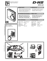 D+H RTR 231 Original Instructions preview