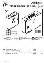 D+H RZN 4404-M Manual предпросмотр