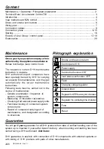 Предварительный просмотр 2 страницы D+H RZN 4416-M Instructions For Use Manual