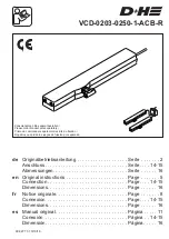 D+H VCD-0203-0250-1-ACB-R Original Instructions Manual preview