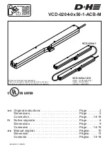 D+H VCD-0204-0x50-1-ACB-M Original Instructions Manual preview