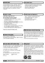 Preview for 5 page of D+H VCD 204-K Original Instructions Manual