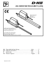 Preview for 1 page of D+H ZA 35-K-BSY+ Original Instructions Manual