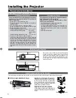 Предварительный просмотр 14 страницы D-ILA FDP-DILA3 Instructions Manual