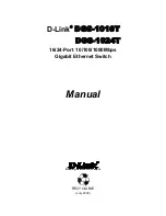 Предварительный просмотр 1 страницы D-Link 1016T - DGS Switch User Manual